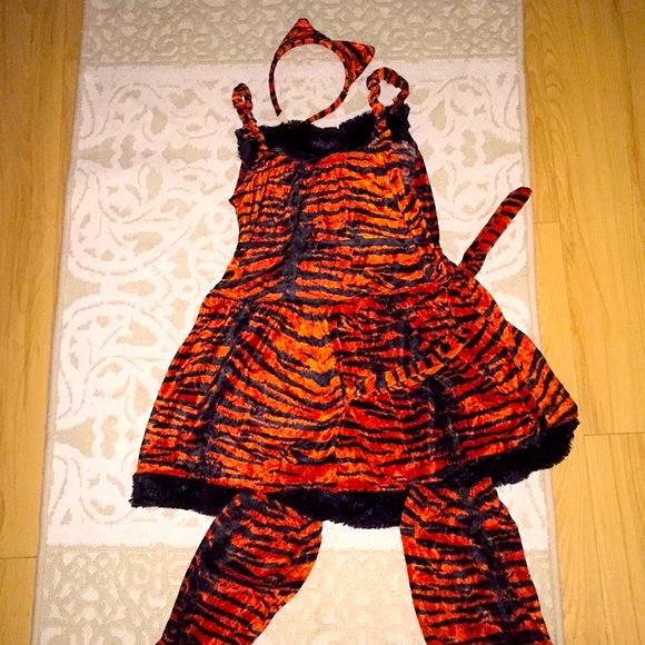 🎃👻 TIGRESS GIRL HALLOWEEN Costume-Large-10/12 - Picture 3 of 3